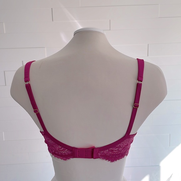 34D La SENZA So Free Pink Lace padded underwire bra - Picture 4 of 10